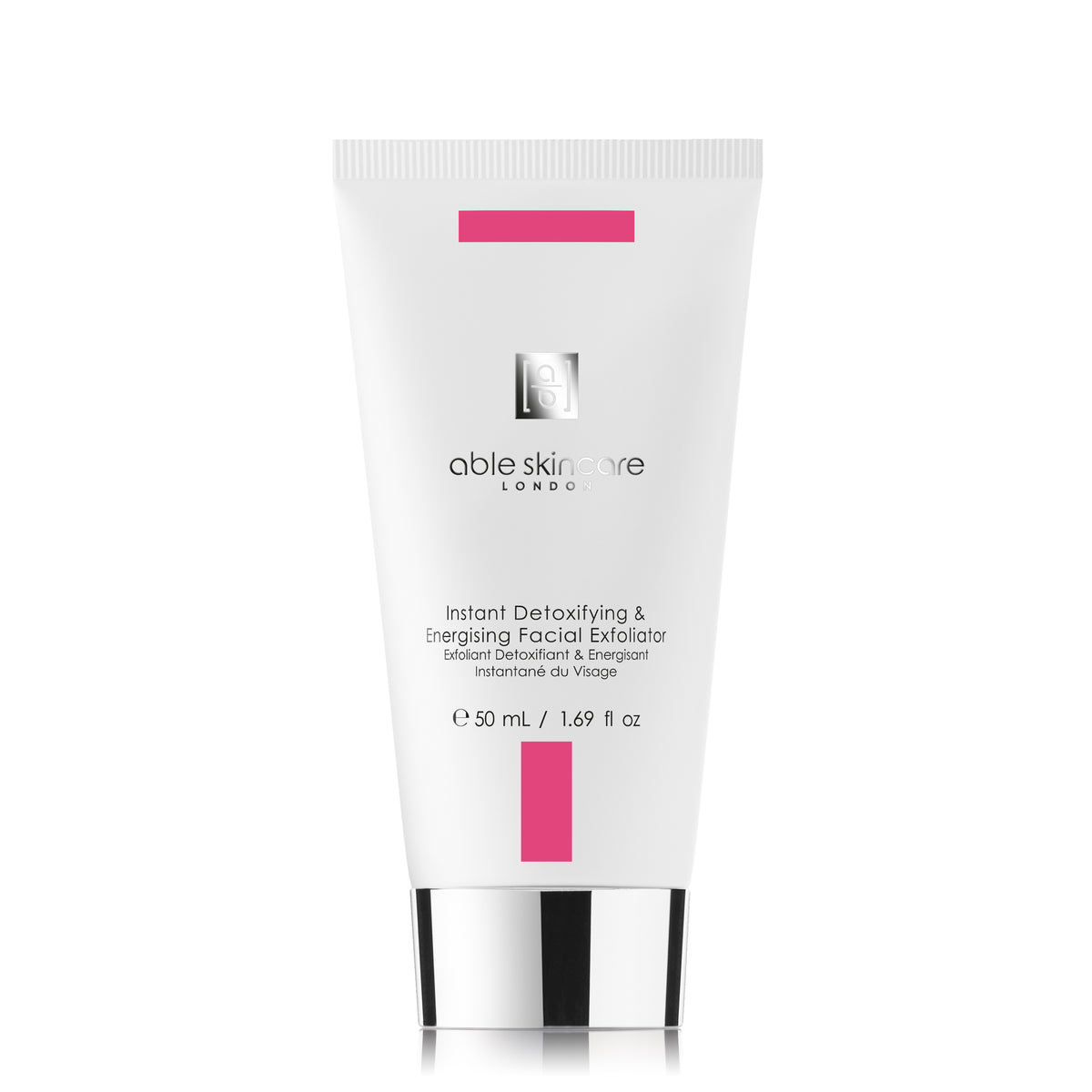 Instant Detoxifying &amp; Energising Facial Exfoliator on a white background