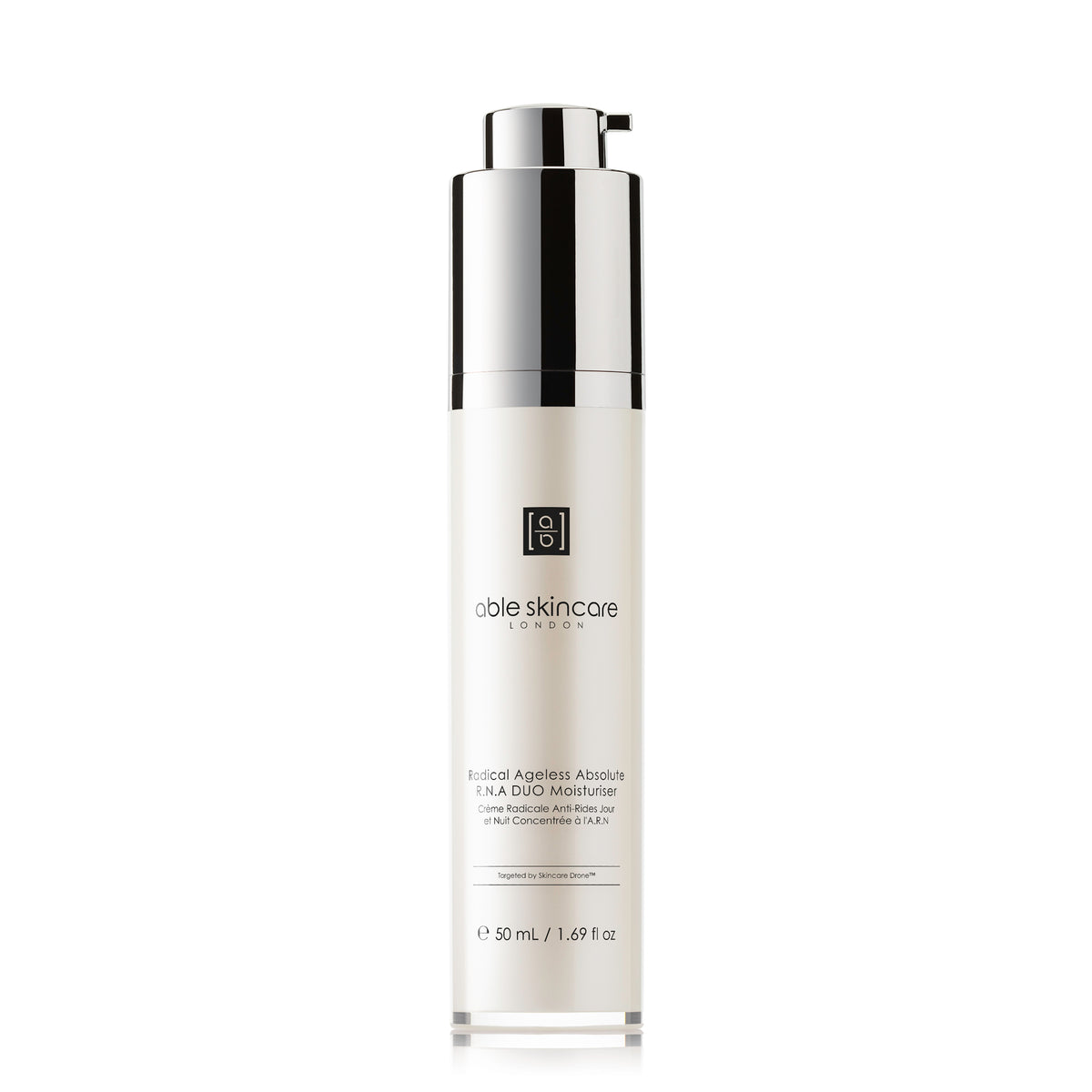 Radical Ageless Absolute R.N.A DUO Moisturiser on a white background