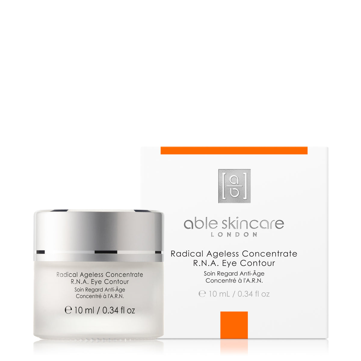 Radical Ageless Concentrate R.N.A. Eye Contour with carton on a white background