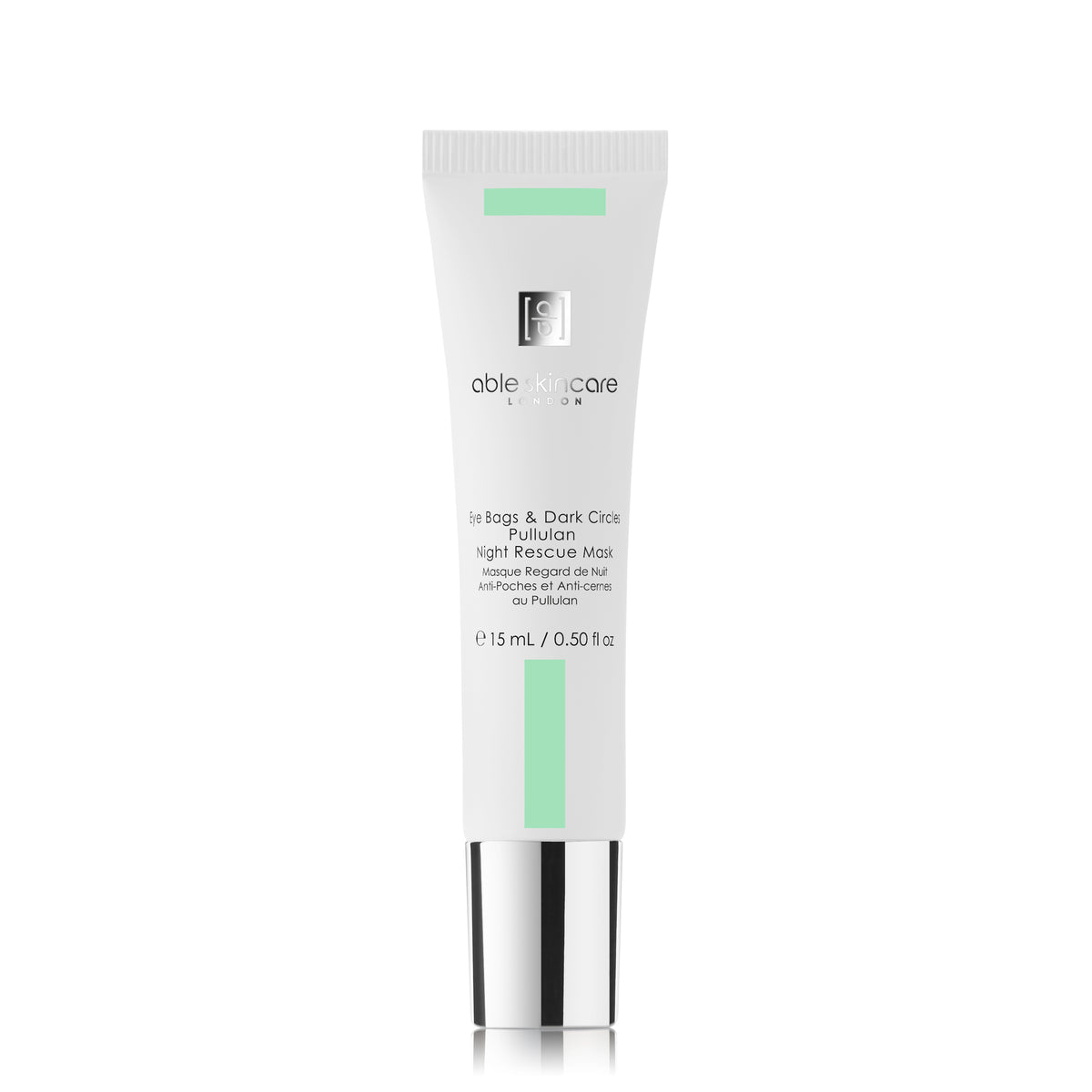 Eye bags &amp; Dark circles Pullulan Night Recovery Mask on a white background
