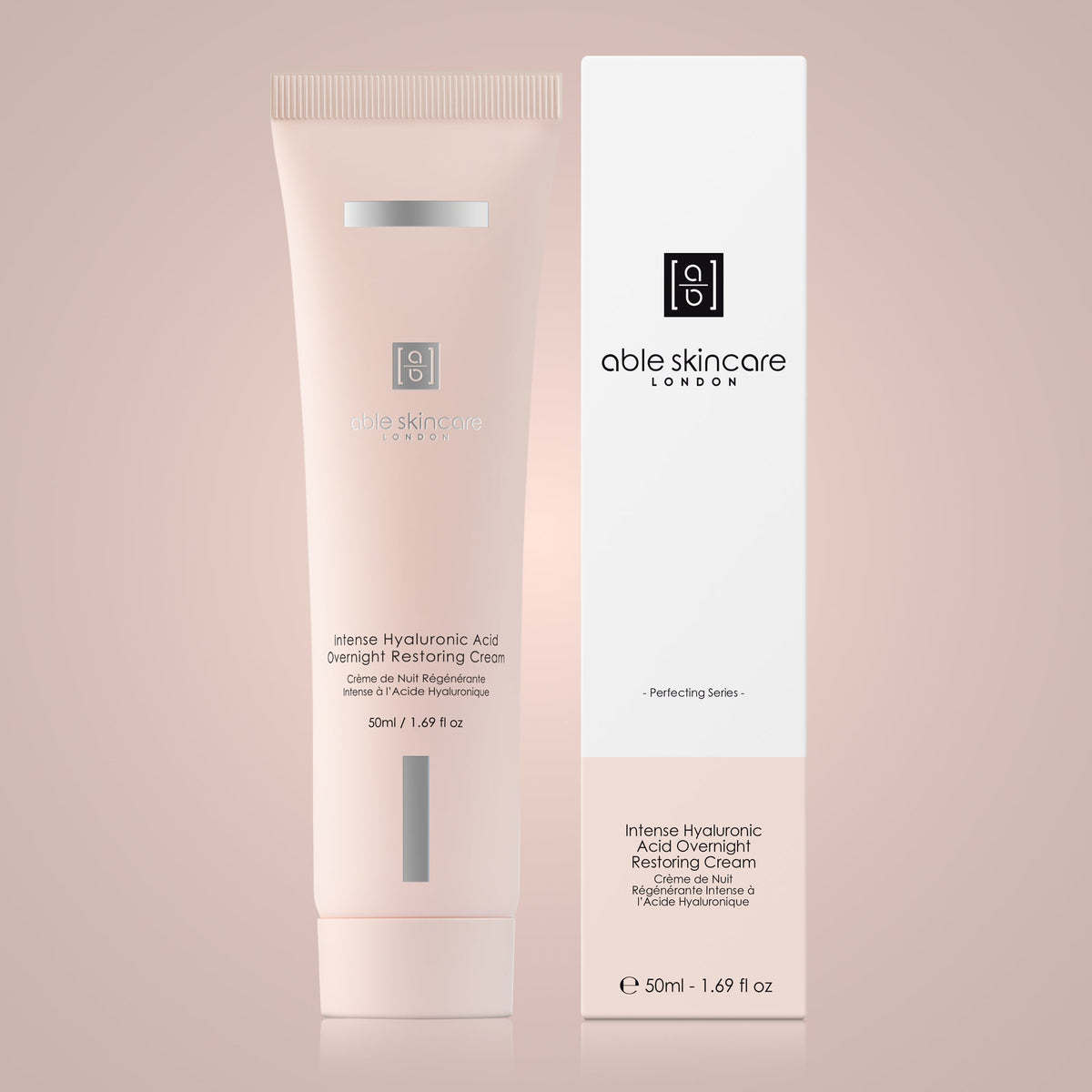 Intense Hyaluronic Acid Overnight Restoring Cream with carton