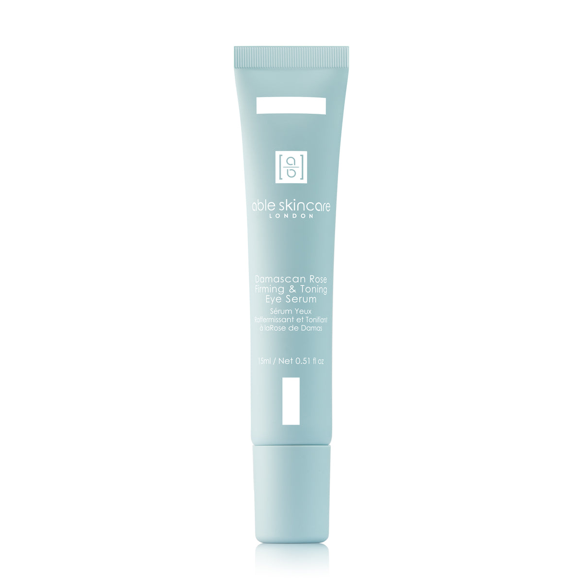Damascan Rose Firming & Toning Eye Serum on a white background